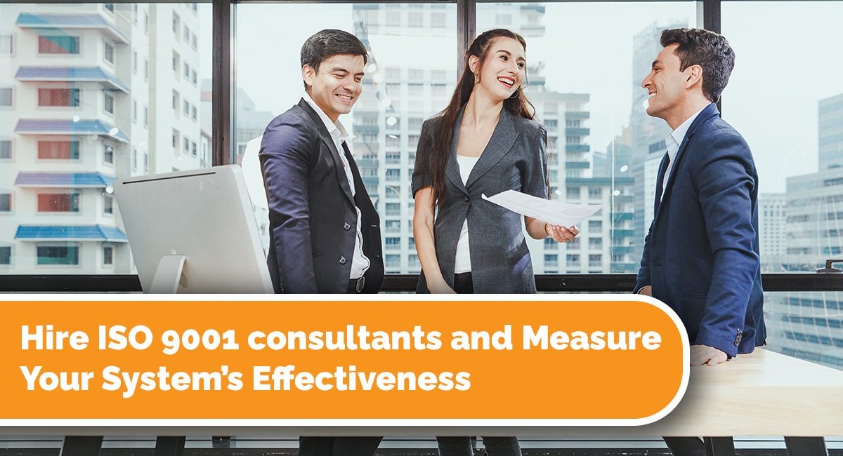 Hire ISO 9001 consultants and Measure Your System’s Effectiveness