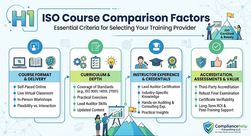 ISO Course Comparison Factors to Consider Before Enrolling